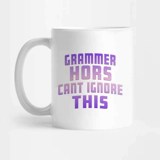 Grammer Hors Cant Ignore This Purple by Shawnsonart